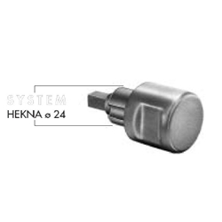 Hekna Mini Drehknopf System 24, für 3060, 435.402 ohne Zylinder