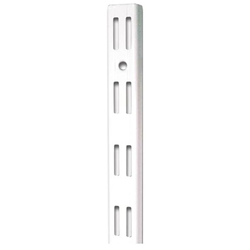 EDE Wandschiene Nr. 10001 (5820) 25x12mm, 2-reihig gelocht weiß 1500mm