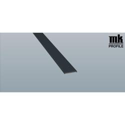 Flachprofil 078125 K 1605-083, 25x3/2mm SK (a 6,00 Meter) foliert, 70 1605-083 Anthrazitgrau Glatt [55]