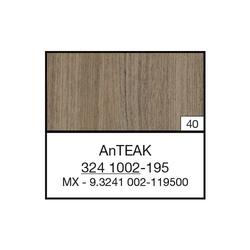 Flachprofil 078125 K 324 1002-195, 25x3/2mm SK (a 6,00 Meter) foliert, 324 1002-195 Anteak [40]