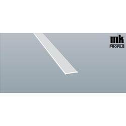 Flachprofil 078125 K 436 1006, 25x3/2mm SK (a 6,00 Meter) foliert, 436 1006 Metbrush Anthrazitgrau [98]
