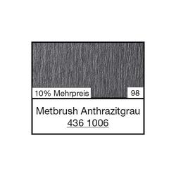 Flachprofil 078125 K 436 1006, 25x3/2mm SK (a 6,00 Meter) foliert, 436 1006 Metbrush Anthrazitgrau [98]