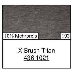 Flachprofil 078125 K 436 1021, 25x3/2mm SK (a 6,00 Meter) foliert, 436 1021 X-Brush Titan [193]
