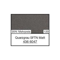Flachprofil 078125 K 436 6047, 25x3/2mm SK (a 6,00 Meter) foliert, 436 6047 Quarzgrau Matt [120]