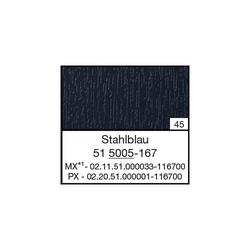 Flachprofil 078125 K 5005, 25x3/2mm SK (a 6,00 Meter) foliert, 51 5005-167 Stahlblau [45]