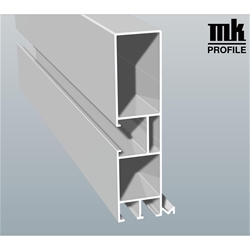 ALU Raffstore Führung A-13533 Kw 1805 135x33mm (a 6,50 Meter) foliert, für Raffstore, 85 1805-167 Schwarzbraun [72]