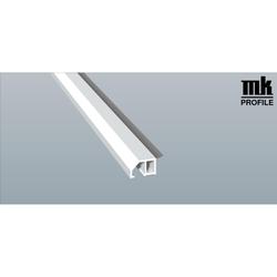 Anschlussprofil 0781530 WL K 436 1809, 30mm WL SK (a 6,00 Meter) foliert, klipsbar, WL Weiß, 436 1809 Weiß Holzstruktur [195]