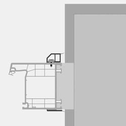 Anschlussprofil 0781530 WL K 436 1809, 30mm WL SK (a 6,00 Meter) foliert, klipsbar, WL Weiß, 436 1809 Weiß Holzstruktur [195]