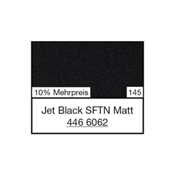 Anschlussprofil 267 K 446 6062 36mm (a 6,00 Meter) foliert, zweiteilig, mit Compriband, 446 6062 Jet Black Matt [145]