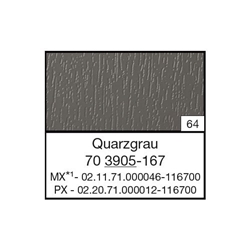Fensterbankanschlussprofil Schüco 392 K 3905 40mm (a 6,00 Meter) foliert, 70 3905-167 Quarzgrau [64]