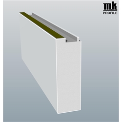 Profine-Bodeneinstand 15050 06-2 150mm SK (a 6,50 Meter) Weiß, 149x49mm PVC Schaum für 76er u. 88er Nutzhöhe: ca. 141mm