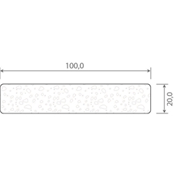 Schaumprofil S10020 K PX 47858 100x20mm (a 6,00 Meter) foliert, PVC-Hartschaum, PX 47858 Anthrazit Ulti Matt [140]