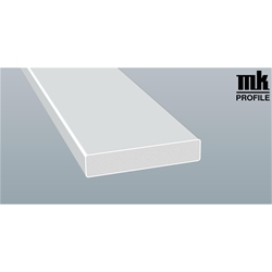 Schaumprofil S10020 K PX 47858 100x20mm (a 6,00 Meter) foliert, PVC-Hartschaum, PX 47858 Anthrazit Ulti Matt [140]