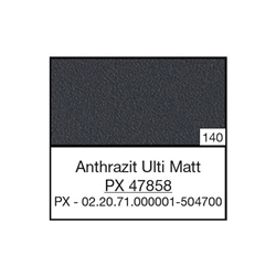 Schaumprofil S10020 K PX 47858 100x20mm (a 6,00 Meter) foliert, PVC-Hartschaum, PX 47858 Anthrazit Ulti Matt [140]