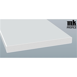 Schaumprofil S20020 K PX 47097 200x20mm (a 6,00 Meter) foliert, PVC-Hartschaum, PX 47097 Black Ulti Matt [139]