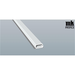 Trapez-Sprosse 078650 g 03 K PX 7905 27mm SK (a 6,00 Meter) foliert, mit zwei Lichtgrauen WeichlippenPX 7905 Cremeweiß [76]