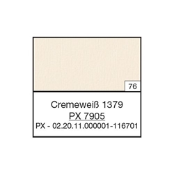 Trapez-Sprosse 078650 g 03 K PX 7905 27mm SK (a 6,00 Meter) foliert, mit zwei Lichtgrauen WeichlippenPX 7905 Cremeweiß [76]
