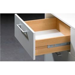 Hettich Kugelauszug, KA 270, 25155, 350mm für Holzschubkasten, Stahl, verzinkt Teilauszug