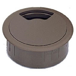 Kabeldurchlass, Ø 60mm, rund, Kunststoff braun, Innen-Ø 51mm,H 23,5mm Nr. 0030848