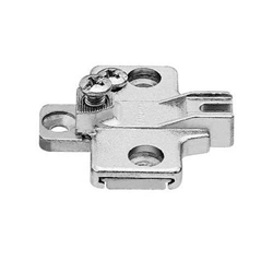 Blum Modul Montageplatte Kreuzform mit HV 0mm Distanz, vernickelt Hein-Nr. 195H710-V500