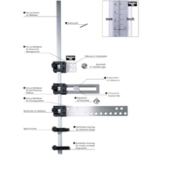 Hettich Bohrlehren-Anschlag, Kunststoff, verstellbar Accura 70267