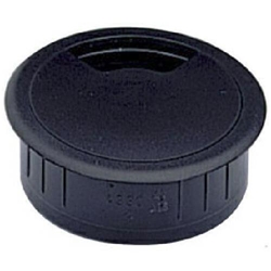 Kabeldurchlass, Ø 80mm, rund, Kunststoff schwarz, Innen-Ø 71mm,H 23,5mm Nr. 20011.0001