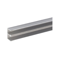 Hettich Führungsprofil, unten, 5000mm SlideLine 97 76470, Aluminium, silber, eloxiert