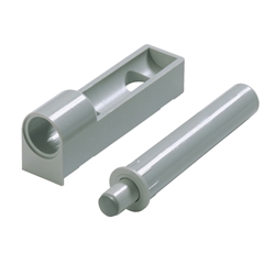 Hettich Dämpfer, für Topfscharnier, Kunststoff Silent System, 60685, grau Länge 52mm, zum Einbohren in Korpusober-/unterboden