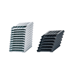 Hettich Stahlschubkasten-Formularablage, m. Trennstegen, KF Systema Top 2000 20576, 6 Fächer, aluminiumoptik