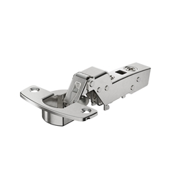 Hettich Sensys 110°-Scharnier mit integrierter Dämpfung (Sensys 8645i), vernickelt, einliegend, Öffnungswinkel 110°, Bohrbild TH 52x5,5mm, zum Anschrauben (-) 9071207