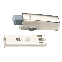 Hettich Dämpfer, für Topfscharnier, Zinkdruckguss Silent System, 60580 vernickelt zum Anschrauben