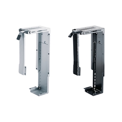 Hettich PC-Halterung, Stahl Lock 48306, aluminiumoptik pulverbeschichtet