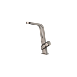 TEKA ICO 915 titanium, Einhand-Küchenarmatur, PVD, schwenkbarer Auslauf Nr. 116030031