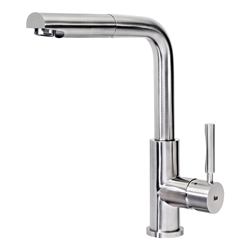 TEKA INX 938 inox, Einhand-Küchenarmatur, schwenkbarer Auslauf, Auszugbrause Nr. 749380200