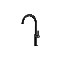 TEKA OVAL 915 black 5L 3/8 Zoll, Einhand-Küchenarmatur, schwenkbarer Auslauf Nr. 116030064