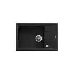 TEKA Stone 60 S-TG 1B 1D AUTO WST carbon, Tegranite + Einbauspüle, 78cm, 60cm Unterschrank, 1 Spülbecken und Abtropffläche, reversibel, Excenter Nr. 115330036