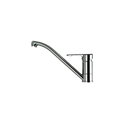 TEKA EASY ML chrome 3/8 Zoll, Einhand-Küchenarmatur, schwenkbarer Auslauf, Kartusche mit Keramikscheiben für hohe Lebensdauer, Anti-Kalk-Strahlregler Nr. 8191362