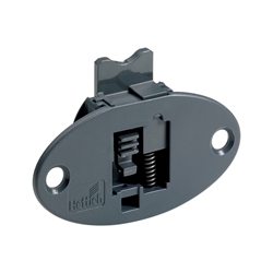 Hettich Führungsteil, links/rechts STB 55 9115217, Kunststoff, grau