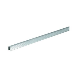 Hettich Laufprofil, oben, L 2000mm, SysLine S 9145851, Aluminium blank Bodenstärke min. 16mm, B 16,5mm, H 13,5mm