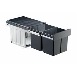 Wesco Profiline Double-Master 40 DT 345S/400, 2 x 16 Liter, anthrazit, H/T/B 345x490x340 Nr. 8012086