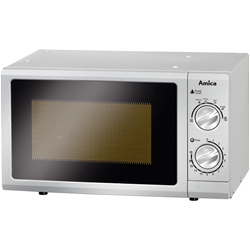 Amica Unterbau-Mikrowelle 17L, freistehend 262x452x335mm silber, 700 W Nr. MW 13152 Si