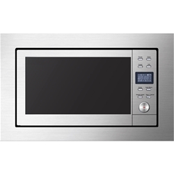 Amica Einbaumikrowelle EMW 13185 E Edelstahl, digitaler Timer, für 60cm Hängeschränke Korpustiefe 320mm, 20 Liter, 700 Watt Grill 900W, 9 Automatikprogramme Nr. EMW 13185 E