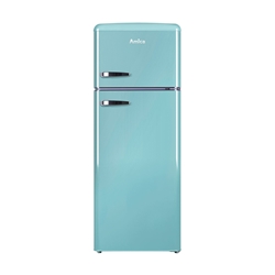 Amica Kühl-/Gefrierkombination im Retro Design, 144cm Höhe, ice blue, Energieeffizienzklasse E Nr. KGC 15632 T