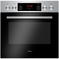 Amica Einbauherd Fine Design, Edelstahl, Window Timer rot, versenkbare Knebel, XXL-Großbackofen, Energieeffizienzklasse: A Nr. EHX 924 600 E