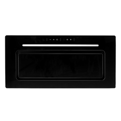 Amica Lüfterbaustein, 60cm, Schwarz, SensorTouch, Gestiksteuerung, Randabsaugung, LED-Stripe, Energieeffizienzklasse A, 288-288x598x290mm Nr. DL 664 660 S