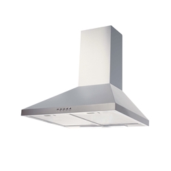 Amica Kaminhaube, Trapez, 60cm, Edelstahl, max. Gebläseleistung 601 m³h, Energieeffizienzklasse A, Abluft-/Umluftbetrieb, 3 Leistungsstufen, Steuerung durch Drucktasten, 2 Aluminium Fettfilter, Beleuchtung: 2x4,0 W, LED (GU10), Sonderzubehör Kohlefilter: FWP 18, 2 Stück, HxBxT 644-1024x600x500mm Nr. KH 17286-3 E