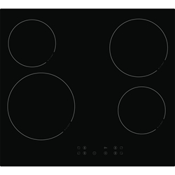 Amica Autarkes Glaskeramikkochfeld, 60 cm, rahmenlos, flächenbündig einbaubar, Sensorsteuerung, 4 Kochzonen, Ankochautomatik, Restwärmeanzeige Nr. KMC 7B44 500 C