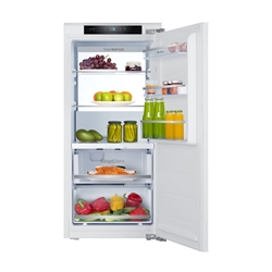 Amica Vollraum-Kühlschrank, 1221 mm Nische, Festtür-Technik, Energieeffizienzklasse D Festtür-Technik, Energieverbrauch: pro Jahr 111 Nutzinhalt total: 173, Kühlen: 173 Kühlraum mit No-Frost Inverter Kompressor elektronische Steuerung, Tür-Offen-Alarm Superkühlfunktion, Kühlen: Abtauung, Glasablage, 2x Gemüseschubladen, 3x Türablagen, LED-Beleuchtung Nr. EVKSX 352 250