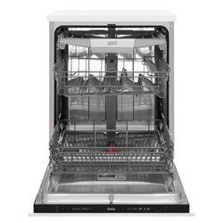 Amica Einbau-Geschirrspüler, vollintegriert, 60 cm, schwarz, 14 Maßgedecke, 7 Spülprogramme, 5 Temperaturen, 14 Maßgedecke 7 Programme, mit Automatikprogramm, BlueDot, Türöffnung nach Programmende Nr. EGSPV 594 400