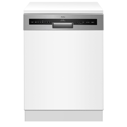 Amica Semi integr. Geschirrspüler, Edelstahl, 60cm, 14MG, 3 Körbe/SmartTray, 7 Programme/Auto, OpenDry, AQS, 44dB, EEK C, 14 Maßgedecke, SmartTray 1/2 Besteckschublade und Besteckkorb, Innenbehälter: Edelstahl OpenDry - Türöffnung nach Programmende, Startzeitvorwahl, Zonenspülen, Aquastopp, Sicherheitsschlauch, elektronisch Klarspülanzeige, Salzanzeige Bedienung über Hard Buttom Nr. EGSP 566 101 E